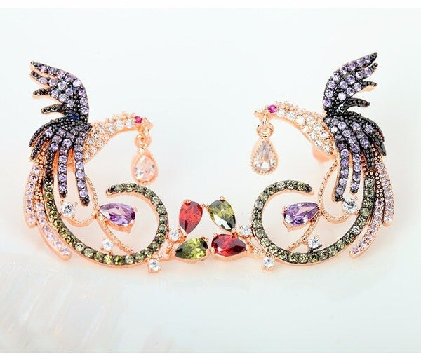 Luxury Jewelry White&Rose Gold color