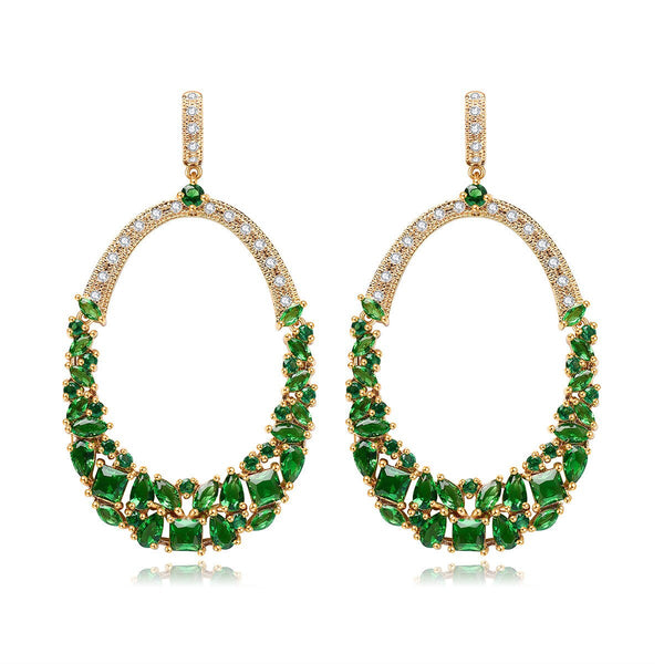 Luxury Bohemia Big Oval Dangle