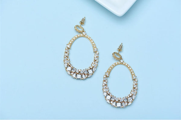 Luxury Bohemia Big Oval Dangle