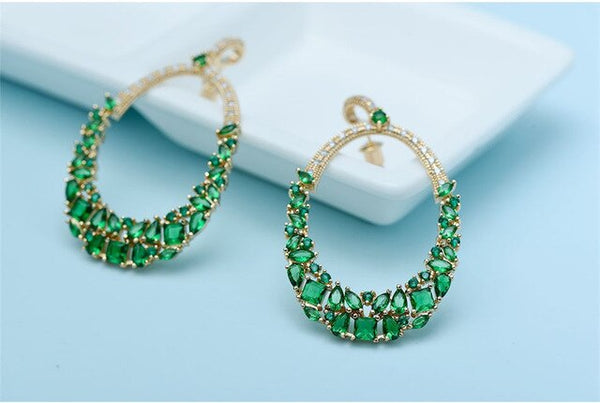 Luxury Bohemia Big Oval Dangle