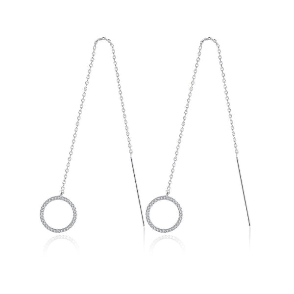 Fashion Simple Long Chain Drop Earrings