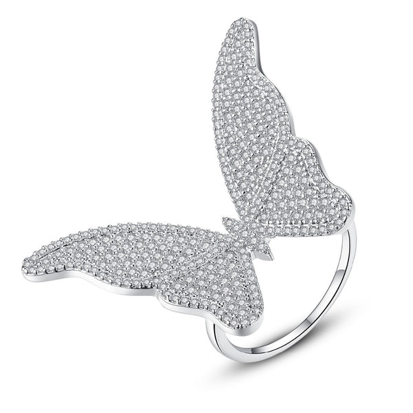 Luxury Elegant Butterfly Ring