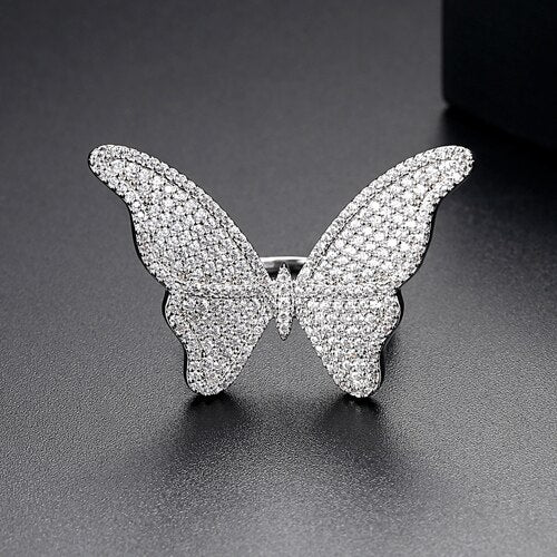 Luxury Elegant Butterfly Ring