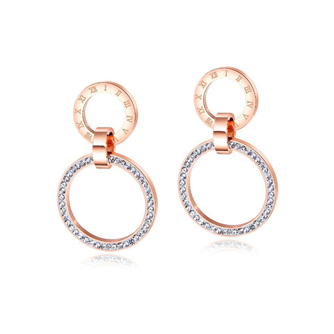 Rose Gold Color two Round