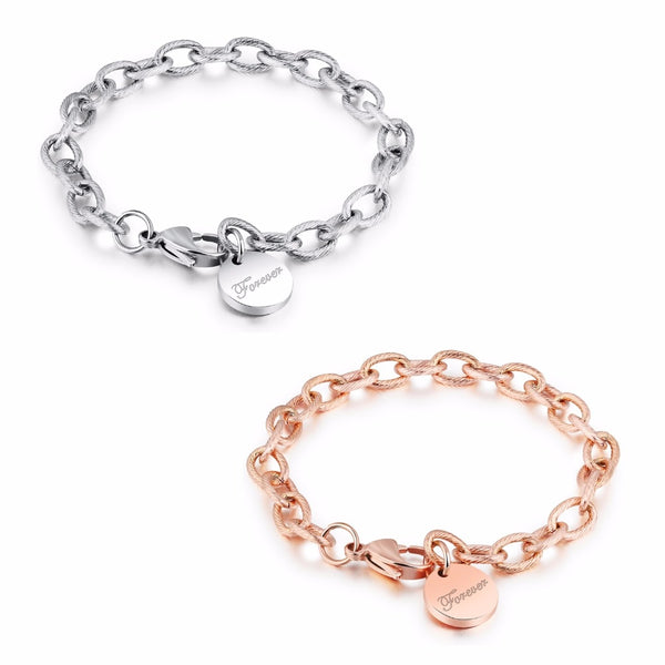 Fashion Round Stainless Steel Bangles