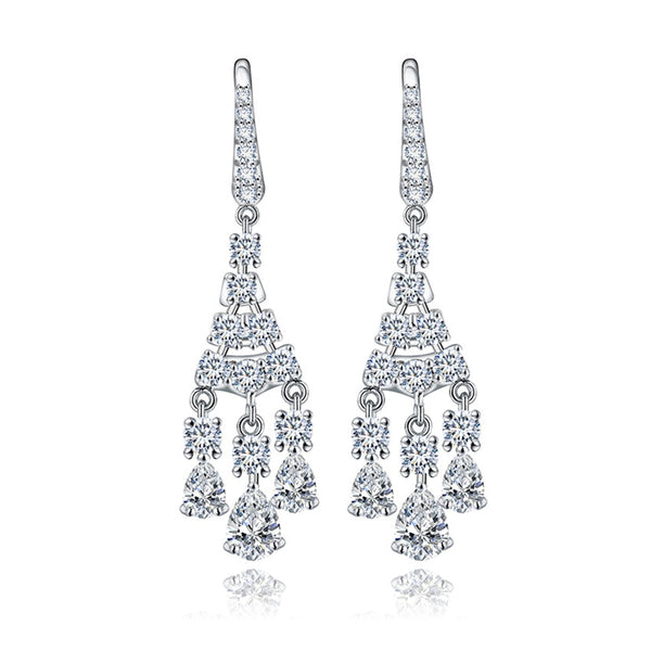 Luxury Elegant Multicolor  Crystal Dangle