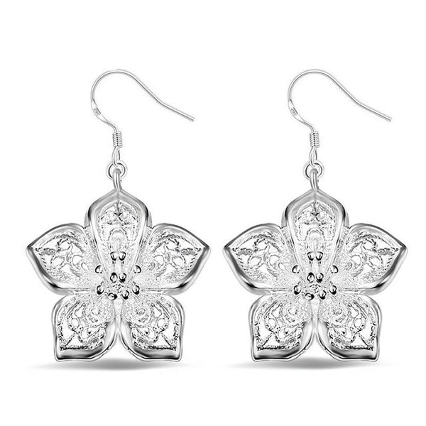 Trendy Hollowed out FLOWER Dangle