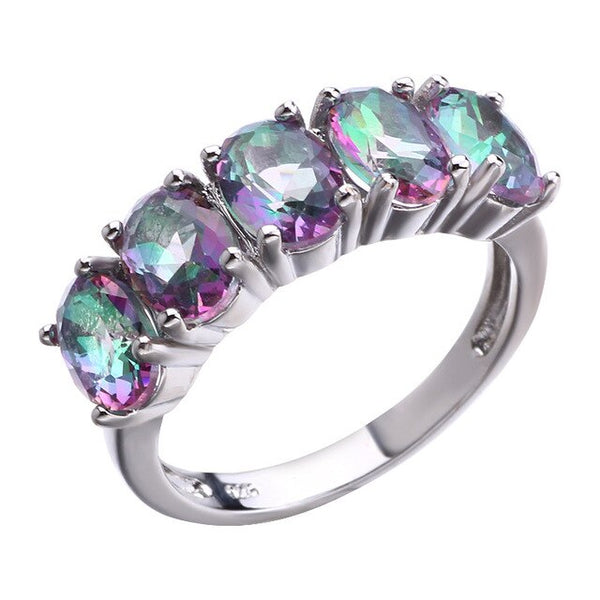 Fashion Chromatic Natural stone Rings
