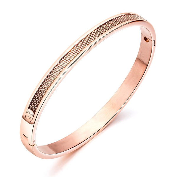 Simple Stainless Steel Bangles Bracelet