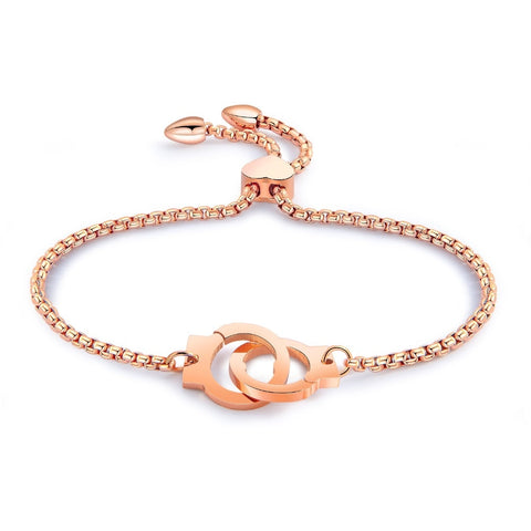 Trendy Charm Handcuffs Stainless Steel woman