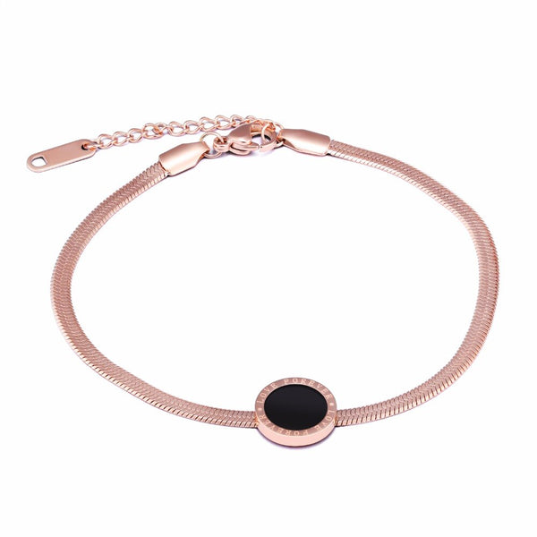 Fashion Elegant Stainless Steel Snake Chain Bangles