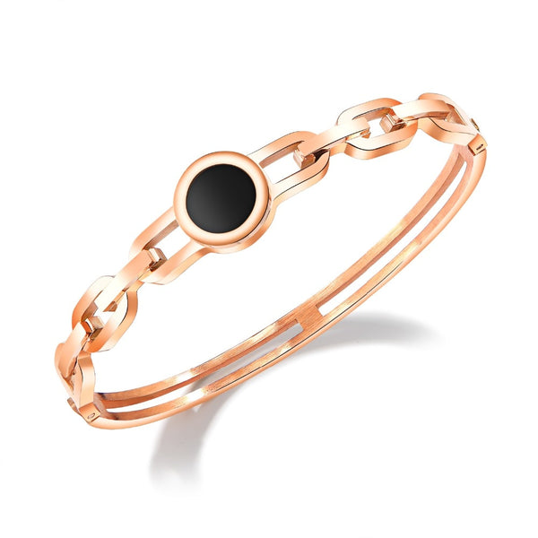 Trendy Hollow out Stainless Steel