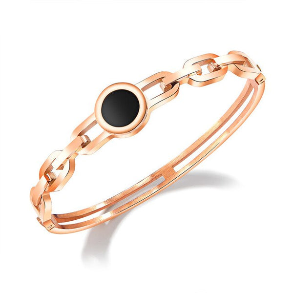 Trendy Hollow out Stainless Steel