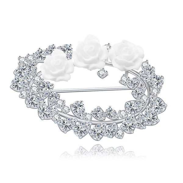 Luxurious Elegant Flowers Women Brooches