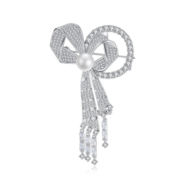 Fashion Elegant bowknot Brooch Collar Pins for Women