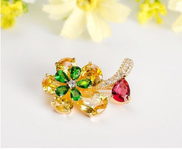 Fashion Beauty Flower Women Brooches