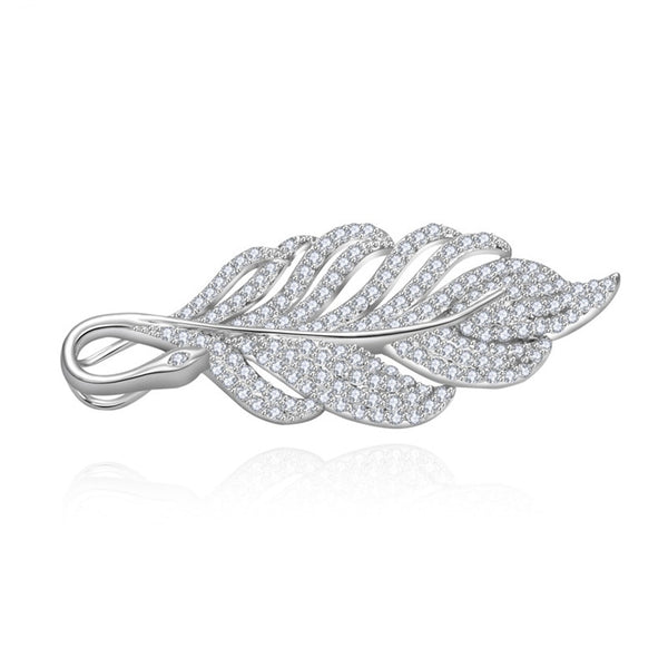 Luxury Charm Leaves Tree Leaf Women Brooches